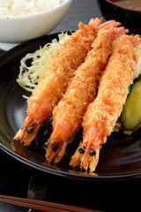有頭海老　フライ