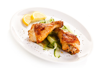Grilled chicken legs