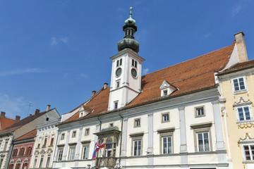 Fototapeta na wymiar Maribor Town Hall in Slovenia
