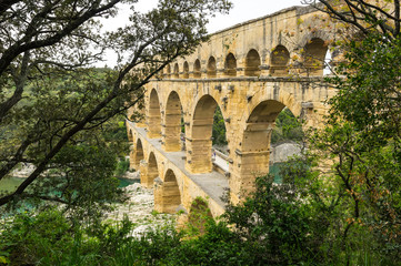 Obraz premium Pont du Gard