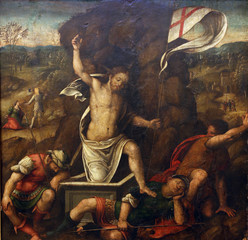 Master of the Twelve Apostles: Resurrection , Old Masters Collection, Croatian Academy of Sciences in Zagreb, Croatia © zatletic