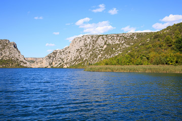 Landschaft im Krka Nationalpark, Kroatien