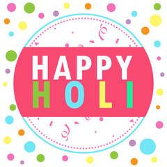 Fototapeta na wymiar Holi celebration - Happy Holi