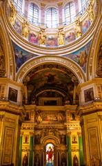 Fototapeta na wymiar Saint Petersburg. Saint Isaac's Cathedral interior