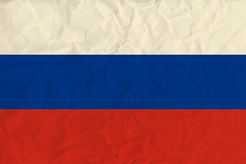 Russia paper flag