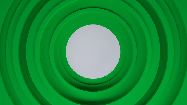 abstract green circles