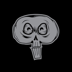 cartoon skull 