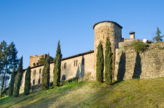 fortified walls  Rivalta Castle - Piacenza -  Emilia Romagna 
