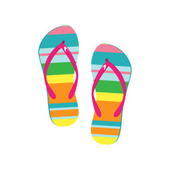 Flip flops icon