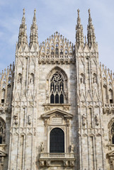 Fototapeta na wymiar Milan. Metropolitan Cathedral of the Nativity of Saint Mary