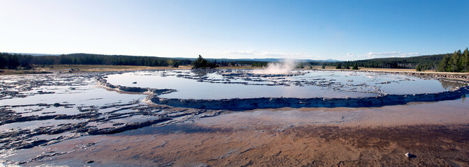 The Great Fountain Geyser is a fountain-type geyser located in t
