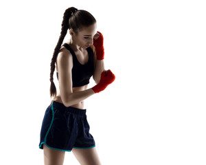 Woman Boxer Boxing 