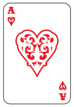 Naklejki Ace Of Hearts