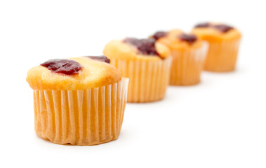 cupcake on a white background