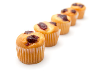 cupcake on a white background