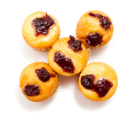 cupcake on a white background