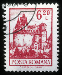 Stamp printed in Romania from the 