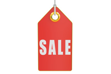 Red Sale Tag