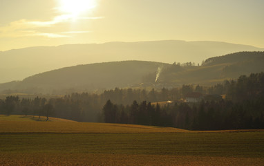Fototapeta na wymiar Sanfte Landschaft