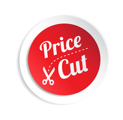 Price Cut Sticker