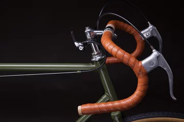 Photo sur Plexiglas Vélo Guidon de vélo vintage