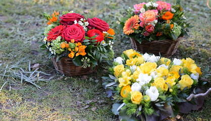 cimetière...fleurs