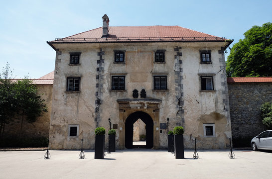 Otocec Castle, near Novo Mesto town, Lower Carniola region, Otocec, Slovenia 