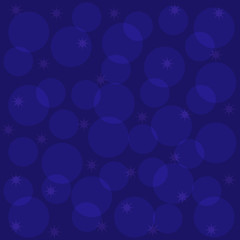 square blue background with circles and spark