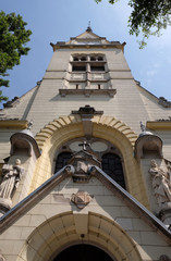 Saint James church in Ljubljana, Slovenia 