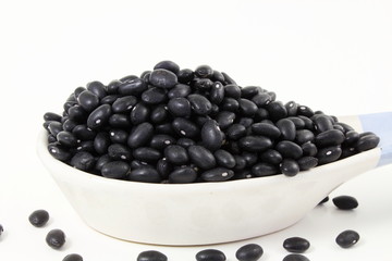 dry black beans
