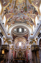 Fototapeta premium Cathedral of St Nicholas in Ljubljana, Slovenia