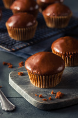 Homemade Dark Chocolate Cupcakes