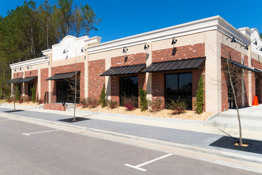 Small commercial retail building