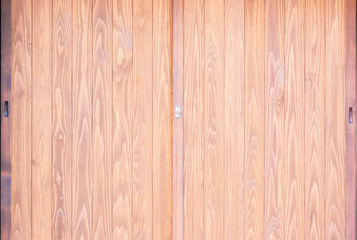 Fototapeta premium Traditional Japanese style sliding wooden door.
