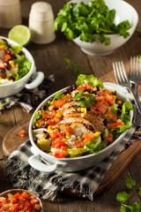 Homemade Mexican Chicken Burrito Bowl