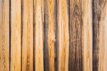 Vertical wooden wall texture for background.