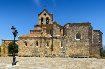 Day view of San Vicente Martir y San Sebastian church in Frias