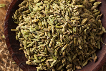 raw organic fennel Seed