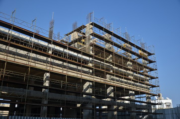 Concrete Highrise Construction Site