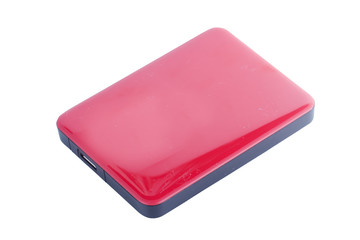 Red External Hard Drive