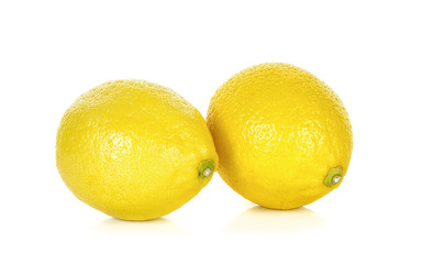 Lemon isolated on the white background