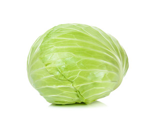 Fototapeta premium Cabbage isolated on the white background