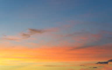 Sunset Sky Background
