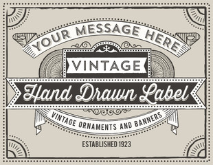 Vintage Label Design 