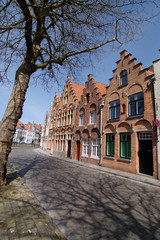 Fototapeta na wymiar Houses in Bruges, Belgium