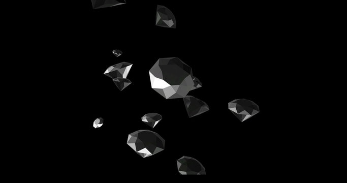 Decorative stones in close up like diamonds background
