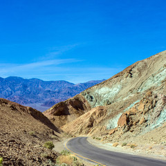 Death Valley National Park scenic Artist Drive