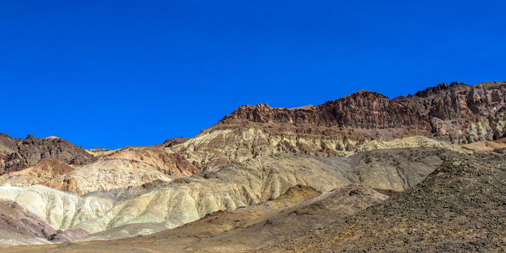 Death Valley National Park colorful bluffs on Artist Drive