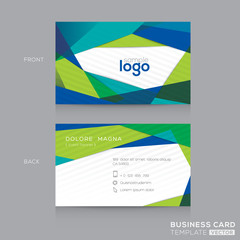 Naklejka premium Abstract Business card Design Template