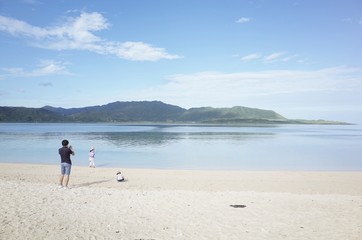 view in Kohama island Okinawa Japan